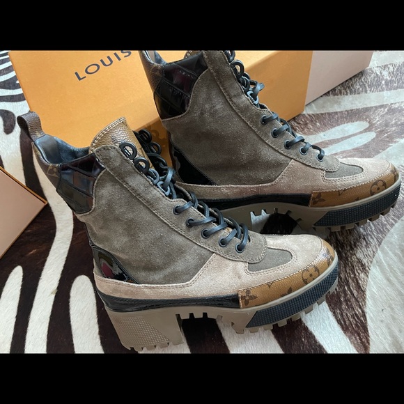 Louis Vuitton 2021 Laureate Platform Desert Boots